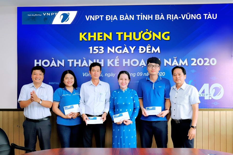 Công đoàn VNPT Bà Rịa – Vũng Tàu khen thưởng tập thể và cá nhân chương trình thi đua 153 ngày đêm Công đoàn VNPT Bà Rịa – Vũng Tàu khen thưởng tập thể và cá nhân chương trình thi đua 153 ngày đêm